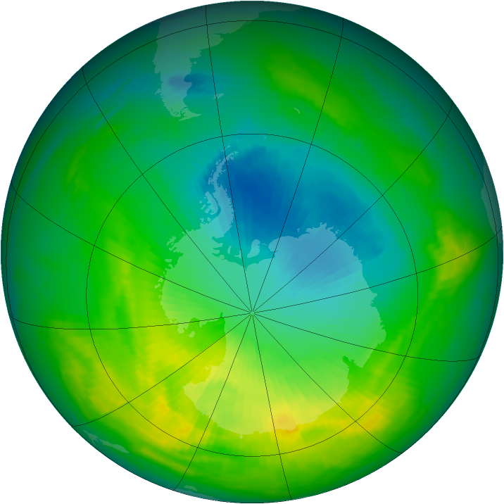 Ozone Map 1988-11-03